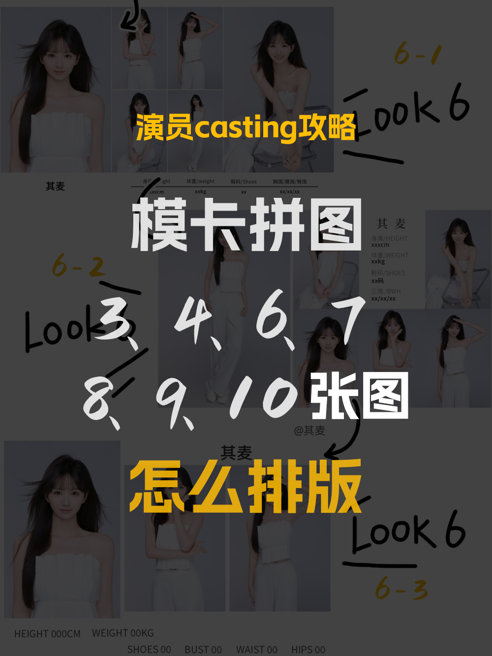 一张图看模卡排版